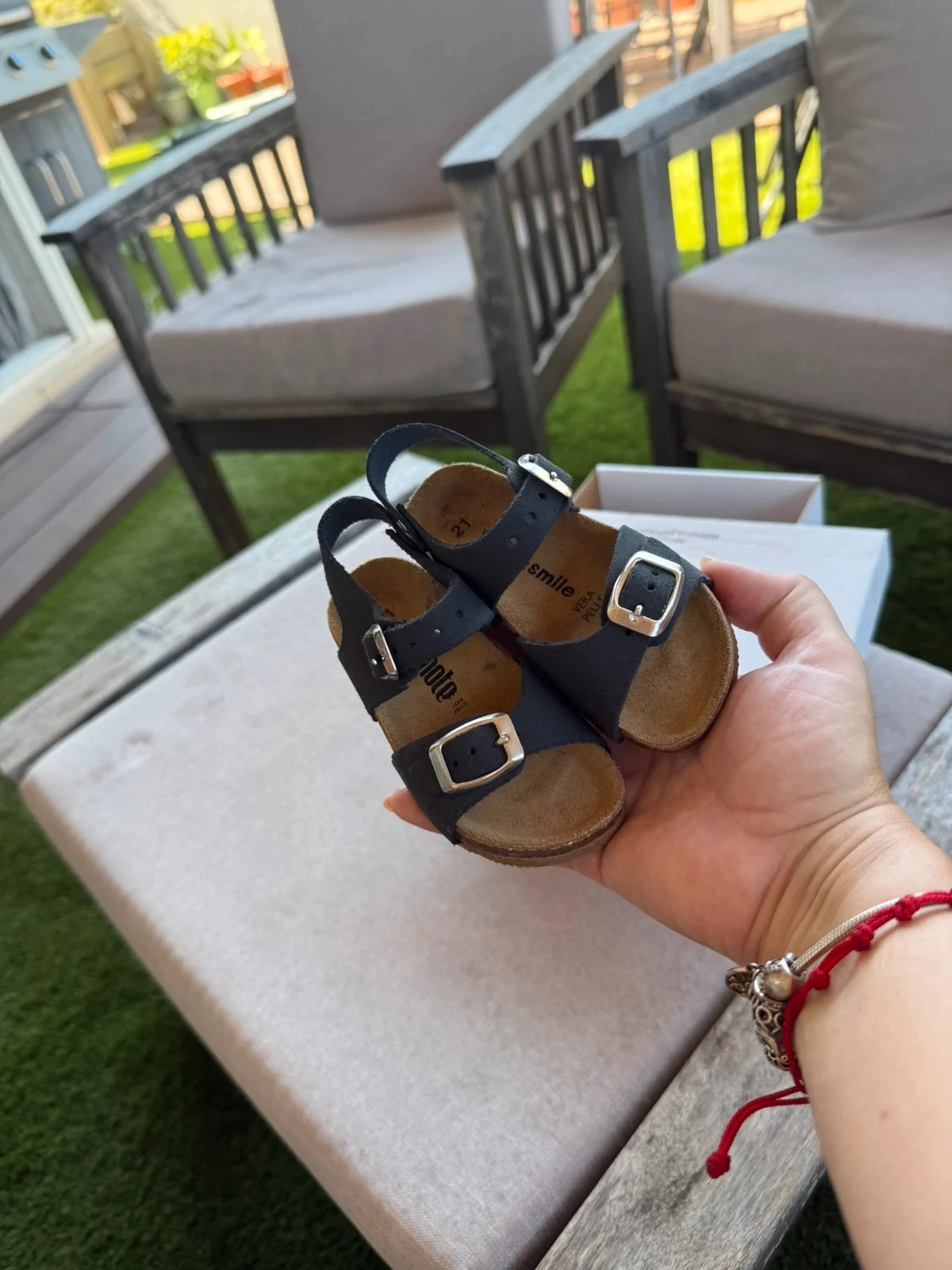 Sandalias infantiles Settenote de piel – photo 4